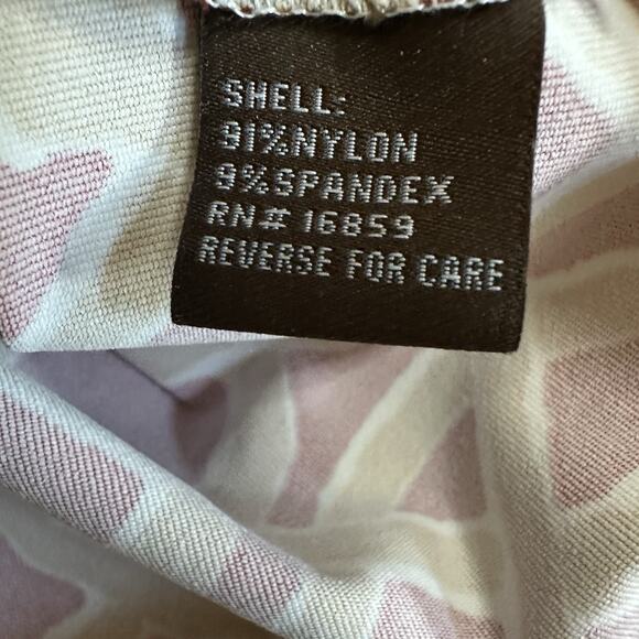 J. McLaughlin Dress M Sofia Catalina Cloth 3/4 Sleeve Red Gold Nautical Career - Picture 5 of 7